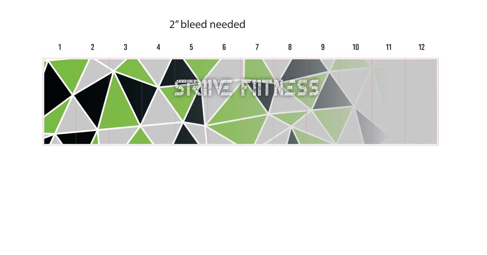 Strive studio brand wall