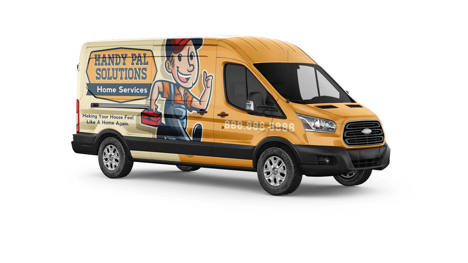 Full wrap on a Ford Transit