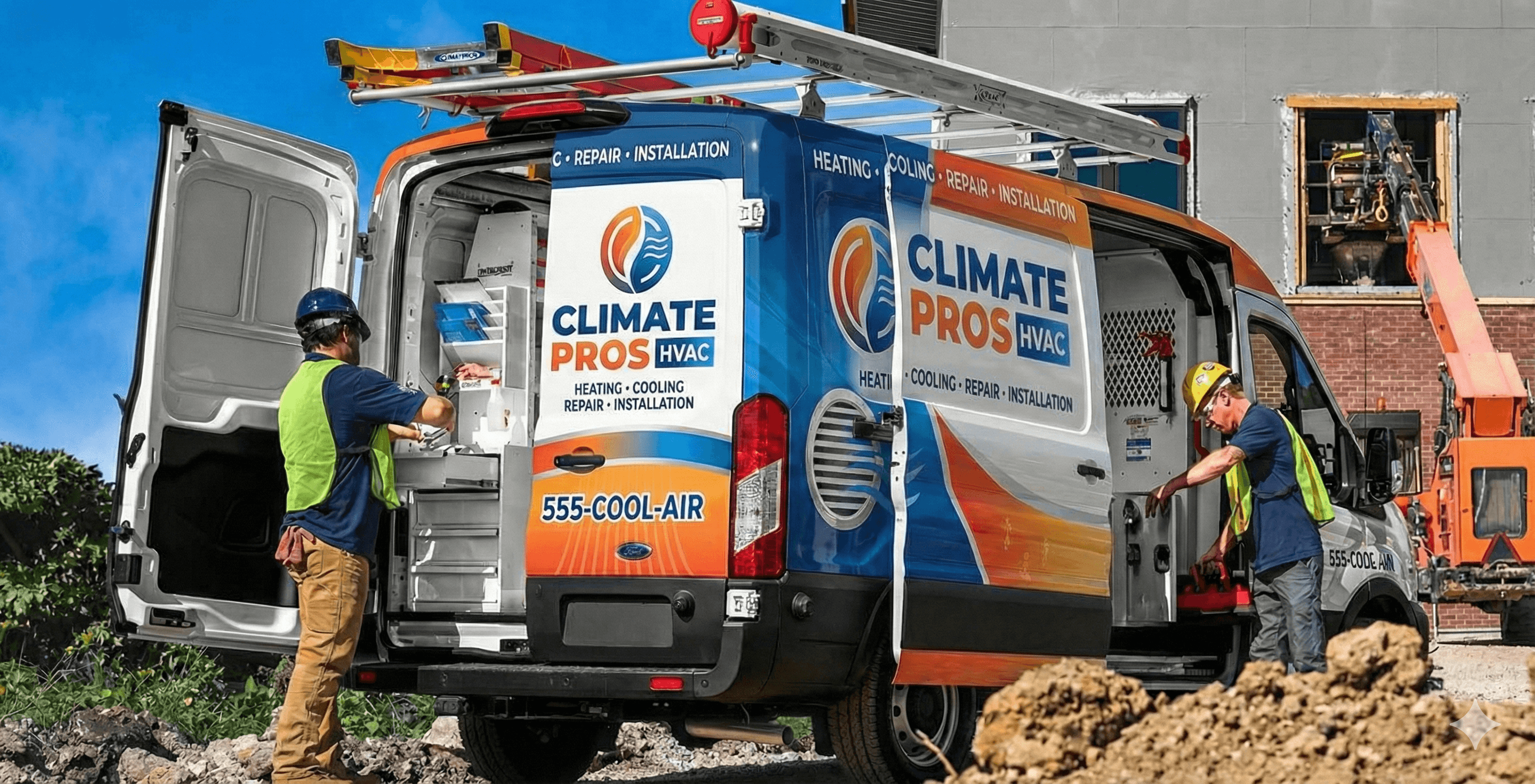 Plumbing Service Pros plumbing vehicle wrap by Identity Graphx