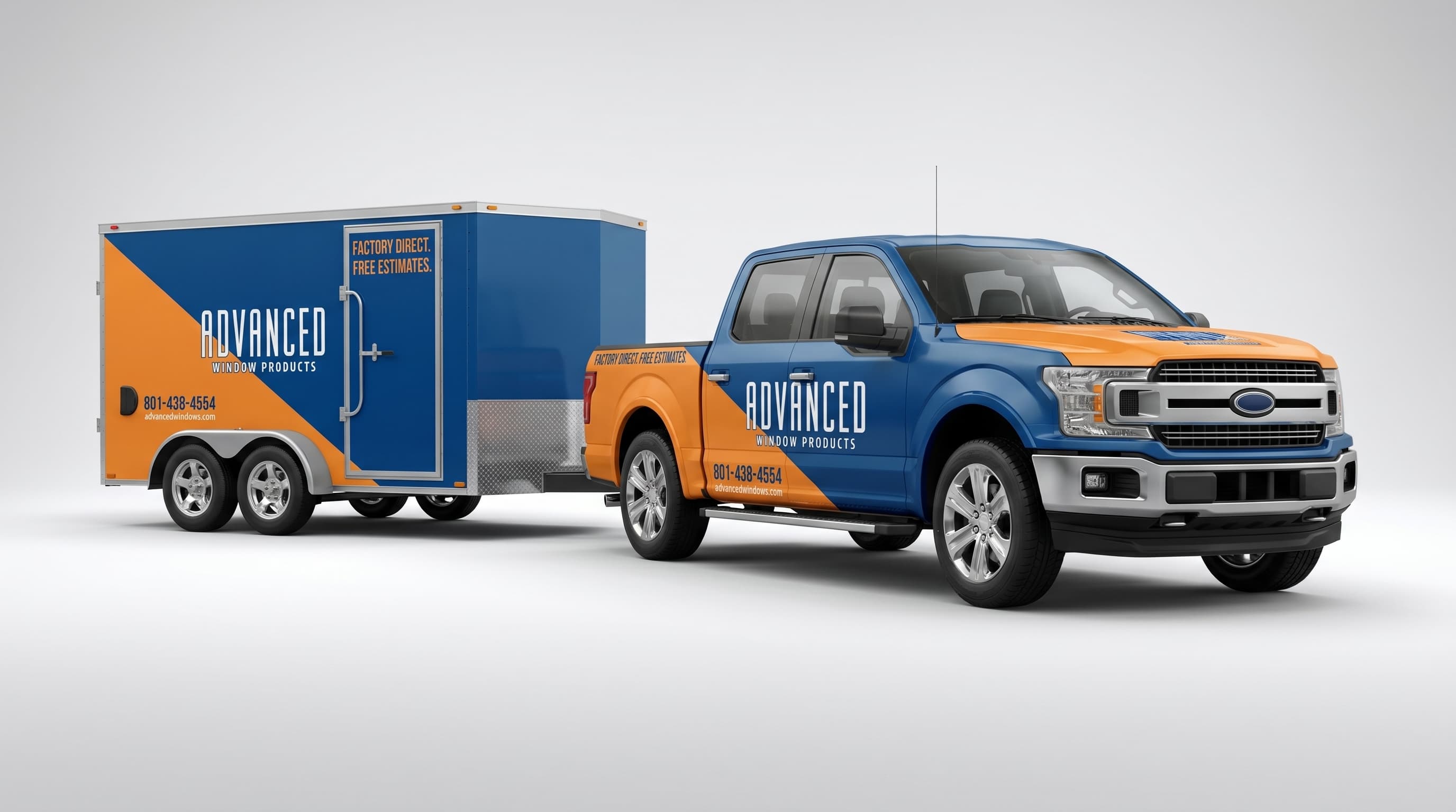 Advanced Window enclosed trailer wrap