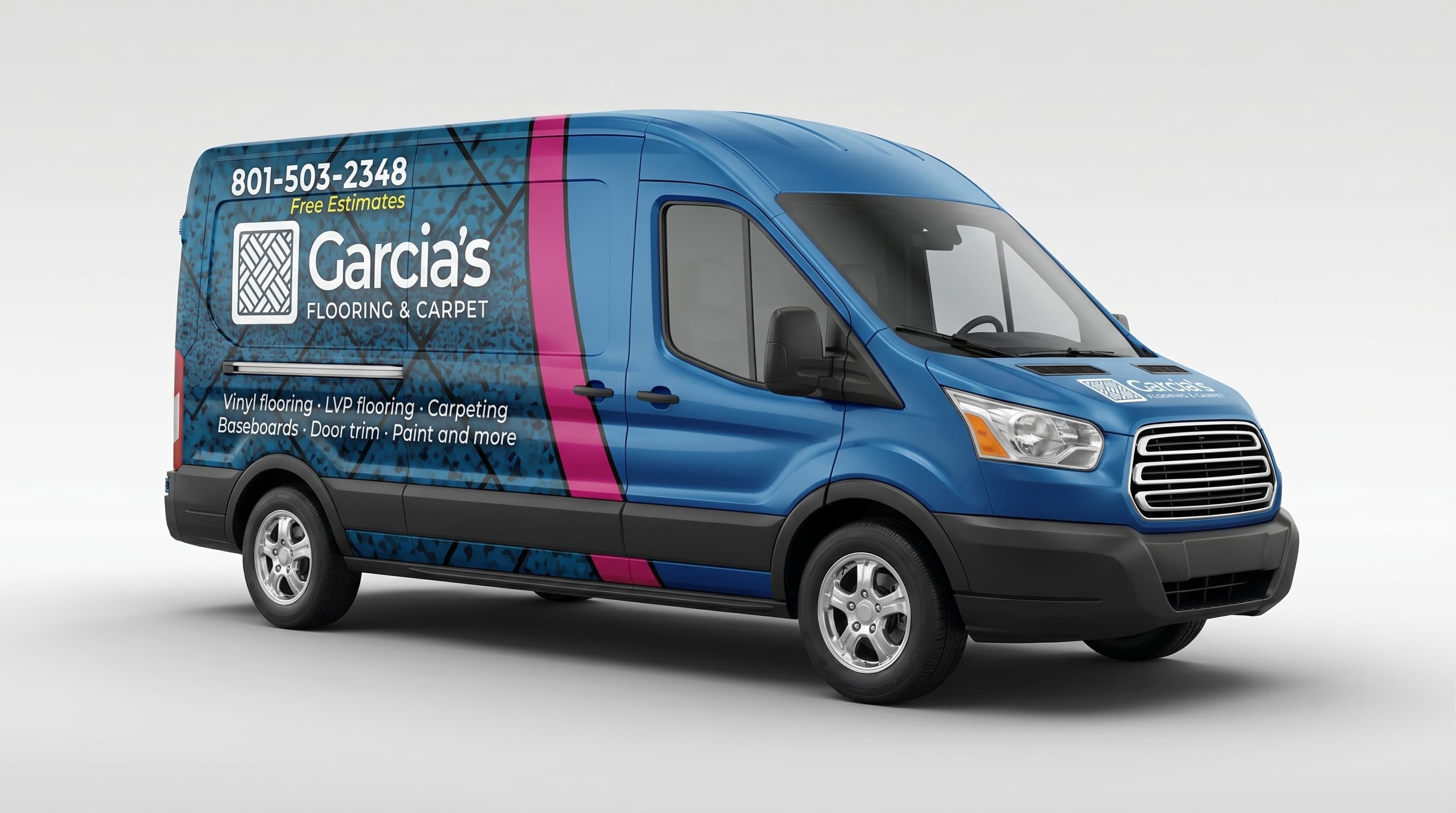 Garcia’s Flooring van wrap