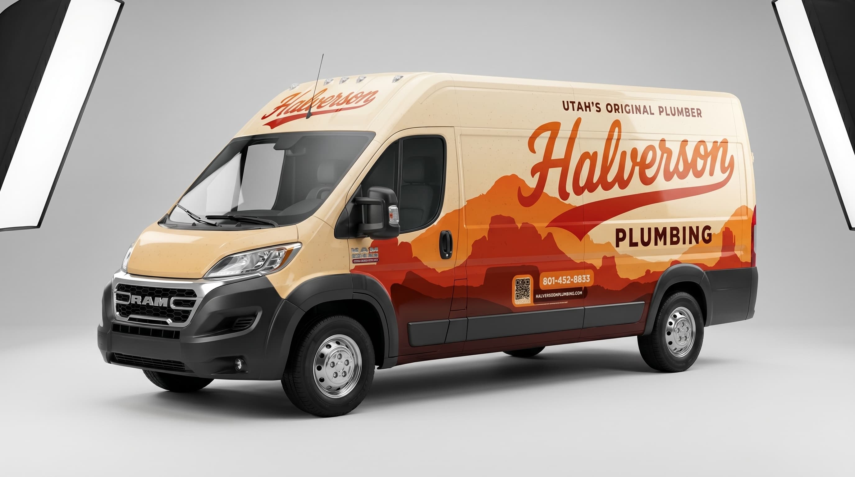 Halverson Plumbing Ram ProMaster full wrap