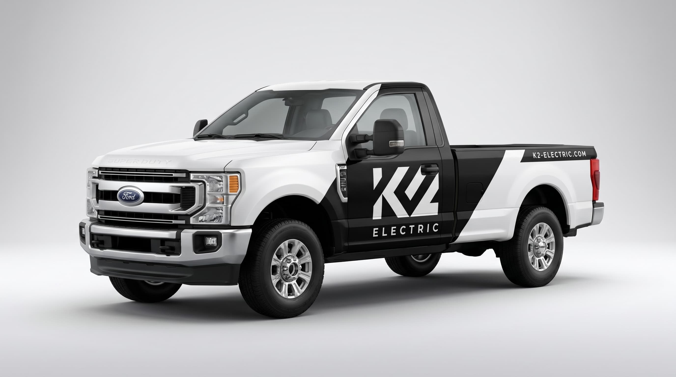 K2 Electric Ford F-250 wrap