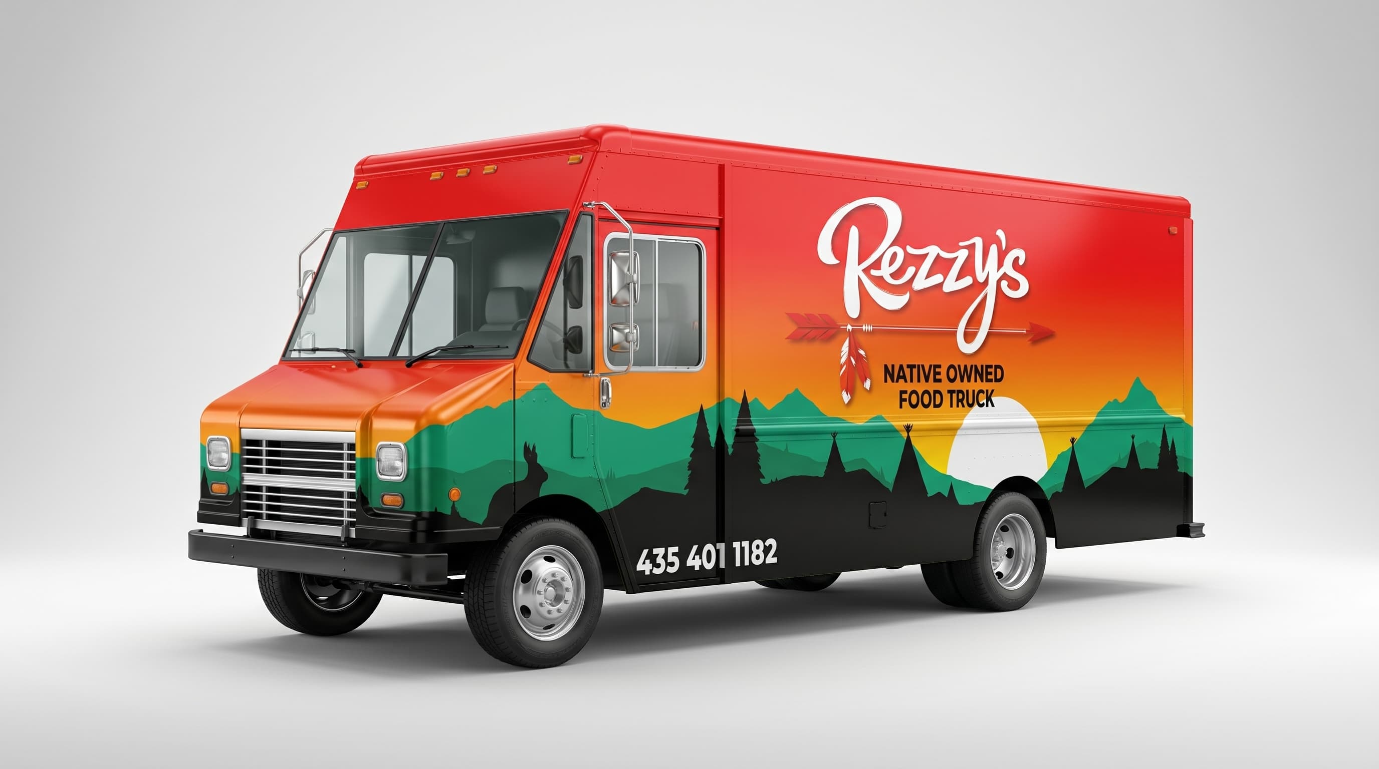 Rezzy’s food truck wrap