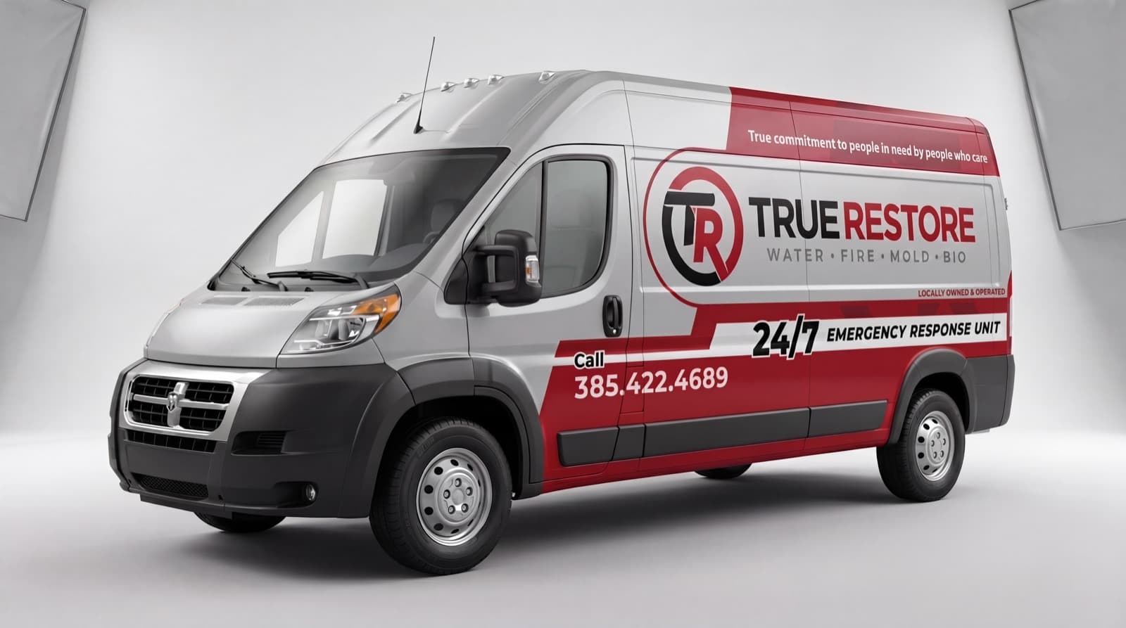 True Restore Ram ProMaster premium cast film install by Identity Graphx