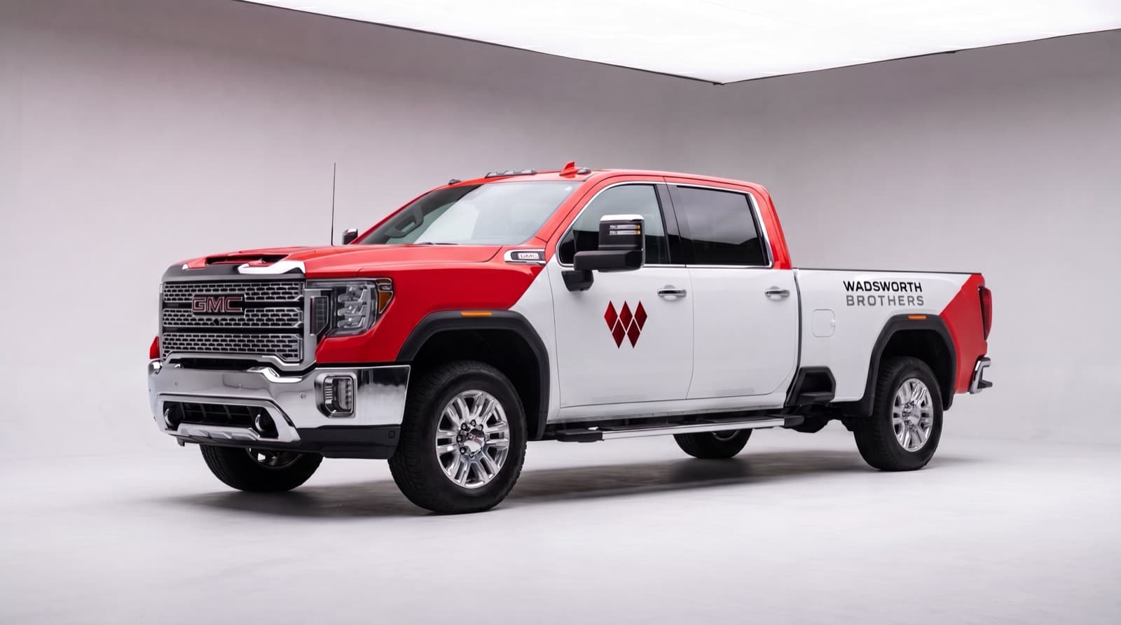 Wadsworth GMC Sierra HD construction wrap